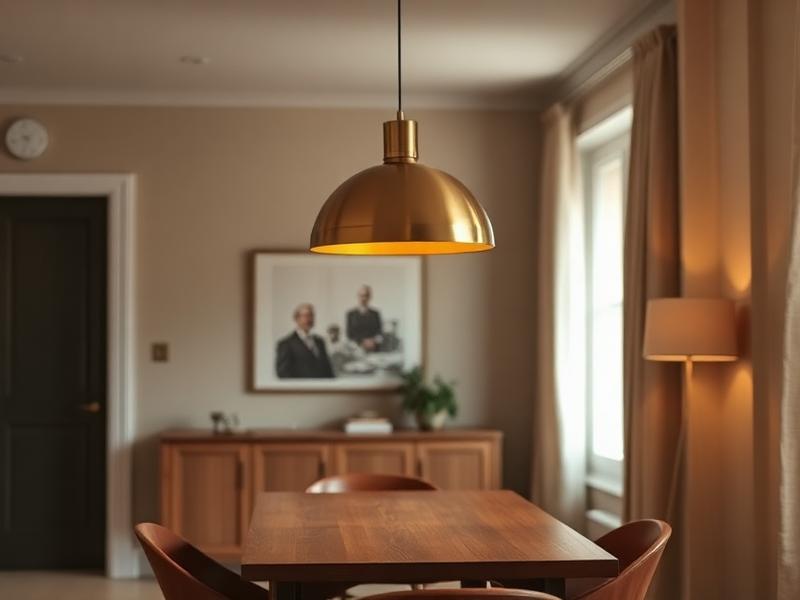 Brass Dome Pendant
