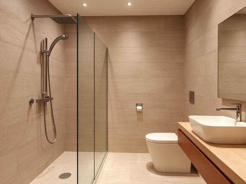Warm Stone Bathroom